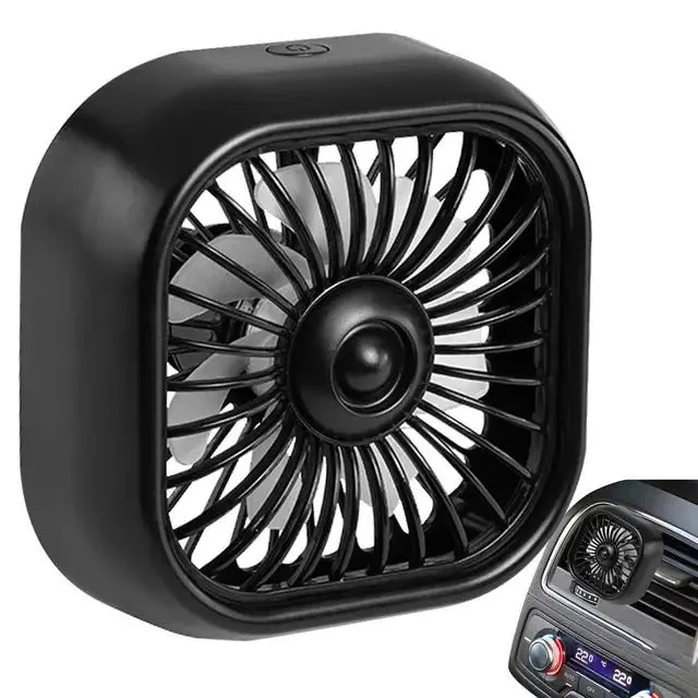 Colorful USB Mini Car Vent Fan - Stay Cool On The Go