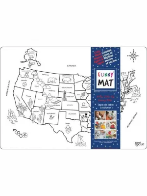 Coloring Mat USA Children M0608