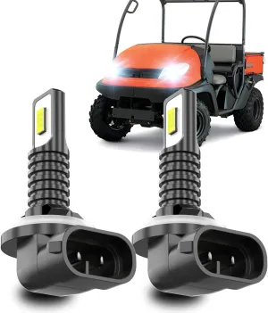 Compatible for Kubota RTV 400 500 900 1100 1140 BX1850D BX1860 BX1870-1 BX2350D BX1880 BX23s BX2380 BX2680 Lights; K7571-54340 Bulbs, 886/894/896/881 Light Bulbs, 2-Pack