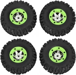 Compatible with Wltoys 12428 12423 12427 1/12 RC Car Spare Replace Parts Accessories 4Pcs Left & Right Tires Wheel Tyre Kit RC Wheel Tires