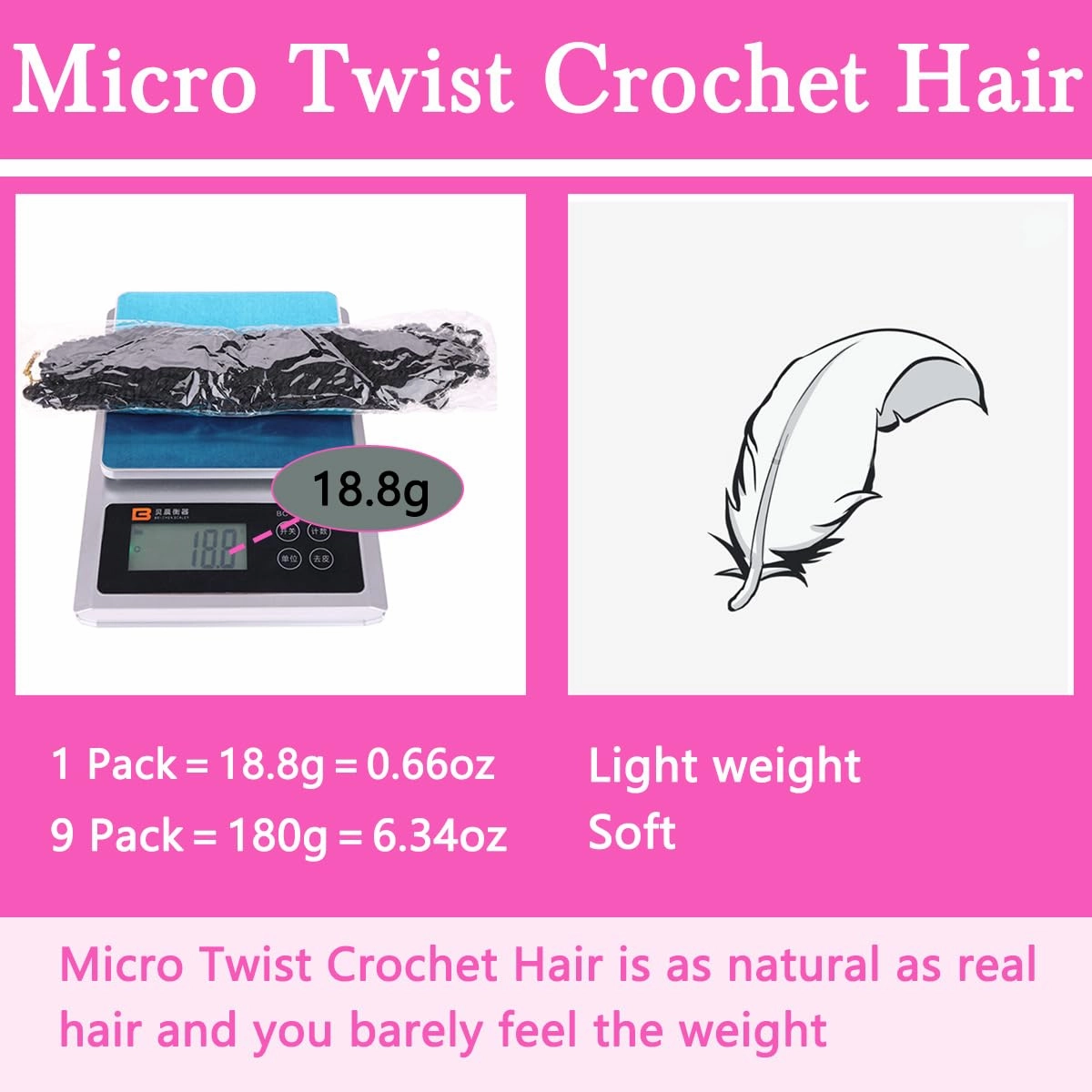 COOKOO 9 Packs Pre-looped Micro Twist Crochet Braids Hair 6 Inch Pre-twisted Crochet Mini Senegalese Twist Hair Kinky Twist Crochet Hair With Curly Ends Synthetic Crochet Hair Extensions(2#)