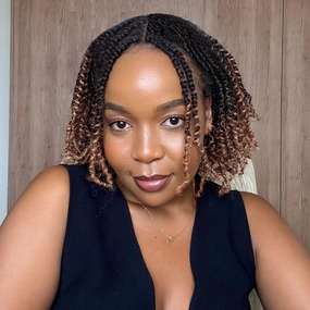 COOKOO 9 Packs Pre-twisted Micro Twist Crochet Hair 6 Inch Pre-looped Curly Mini Passion Twist Crochet Hair Mini Senegalese Twist Crochet Hair Synthetic Hair Extensions for Women(T30#)