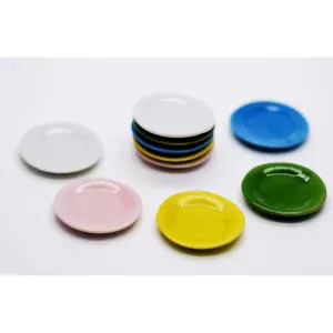 Cool Price Colorful Ceramic Cookware Dollhouse Miniature Dishes 10 Pieces