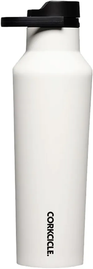 Corkcicle Sport Canteen Insulated Tumbler, Dune, 20 oz – Reusable Water Bottle Keeps Beverages Cold for 25 Hours & Hot 12 Hours – Cupholder Friendly Tumbler with Screw-On Cap