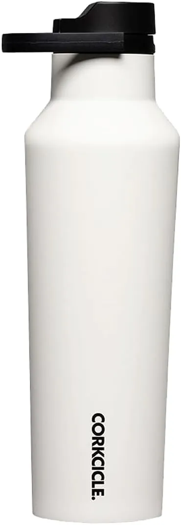 Corkcicle Sport Canteen Insulated Tumbler, Dune, 20 oz – Reusable Water Bottle Keeps Beverages Cold for 25 Hours & Hot 12 Hours – Cupholder Friendly Tumbler with Screw-On Cap