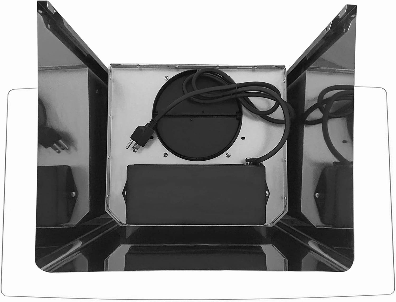 COSMO COS-668AS900 36 in. Vista Collection 380 CFM Ducted Wall Mount Range Hood, Touch Controls, LED Lights, Stainless Steel