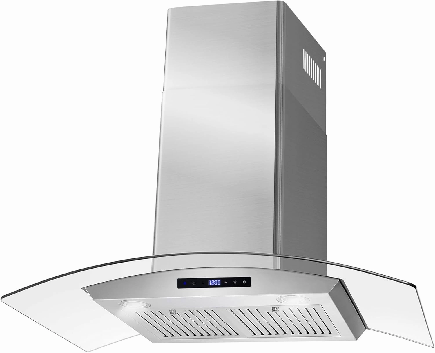 COSMO COS-668AS900 36 in. Vista Collection 380 CFM Ducted Wall Mount Range Hood, Touch Controls, LED Lights, Stainless Steel