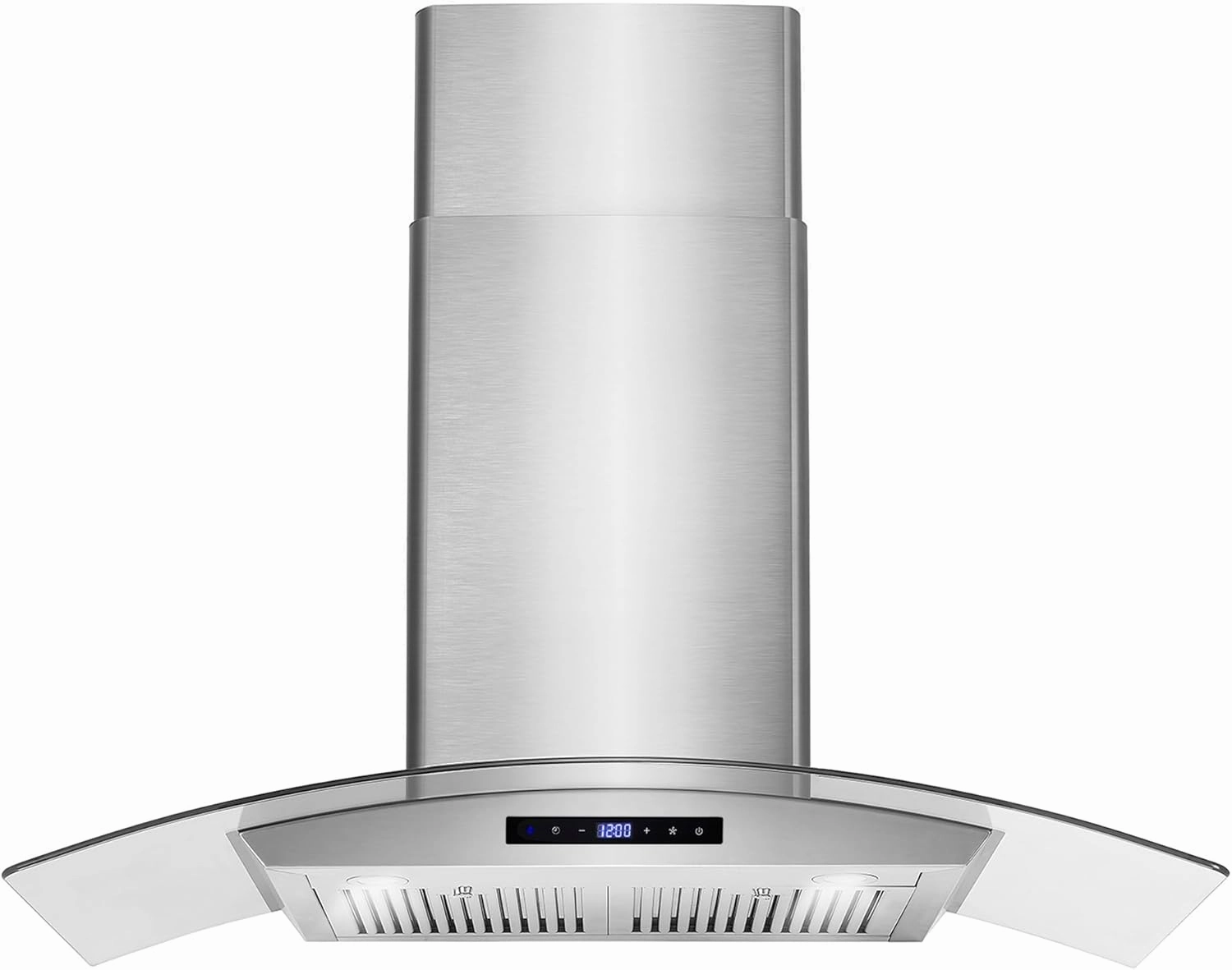COSMO COS-668AS900 36 in. Vista Collection 380 CFM Ducted Wall Mount Range Hood, Touch Controls, LED Lights, Stainless Steel