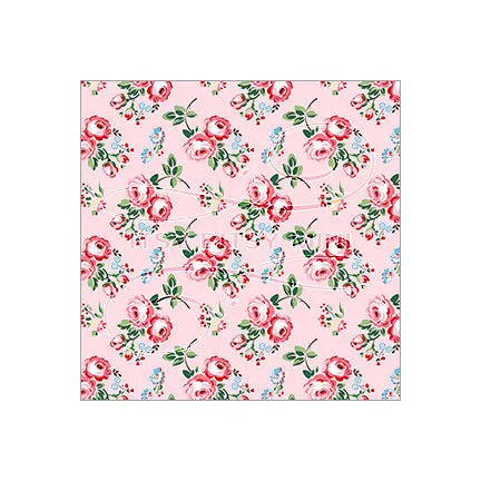 Cottage Chic Floral Bouquet - Dollhouse Wallpaper