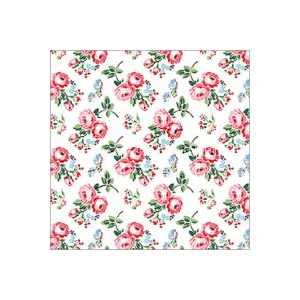 Cottage Chic Floral Bouquet - Dollhouse Wallpaper