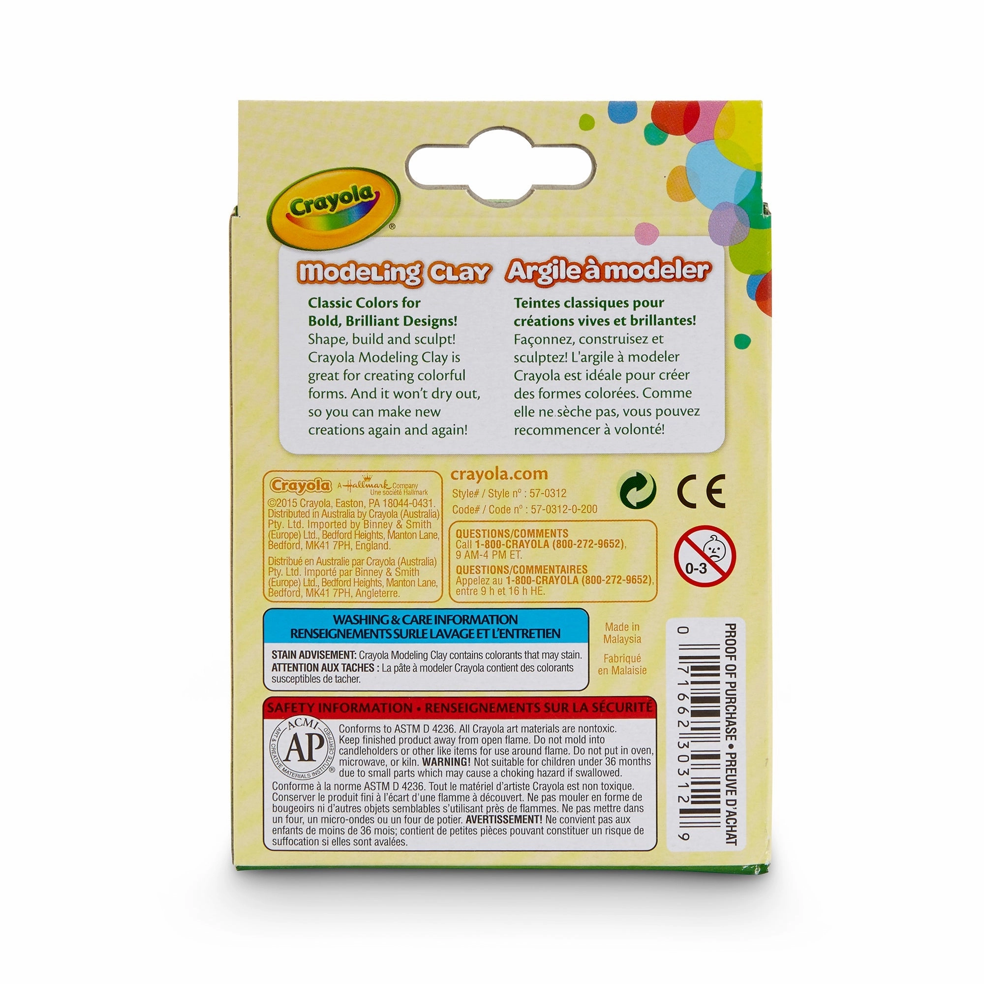Crayola Modeling Clay, Classic Colours