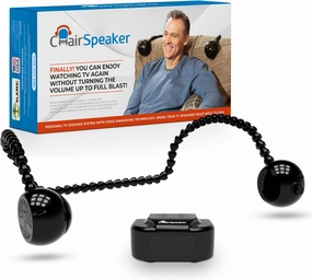 CS3 - Wireless TV Speakers for Hearing Impaired, Voice Enhancing, Near-Ear Clarity, Compatible with Most TVs & Streaming Apps