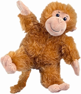 Cuddly Soft 16 inch Stuffed Long Hair Monkey...We Stuff 'em...You Love 'em!