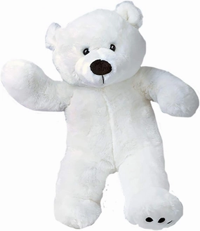 Cuddly Soft 16 inch Stuffed White Polar Bear...We Stuff 'em...You Love 'em!