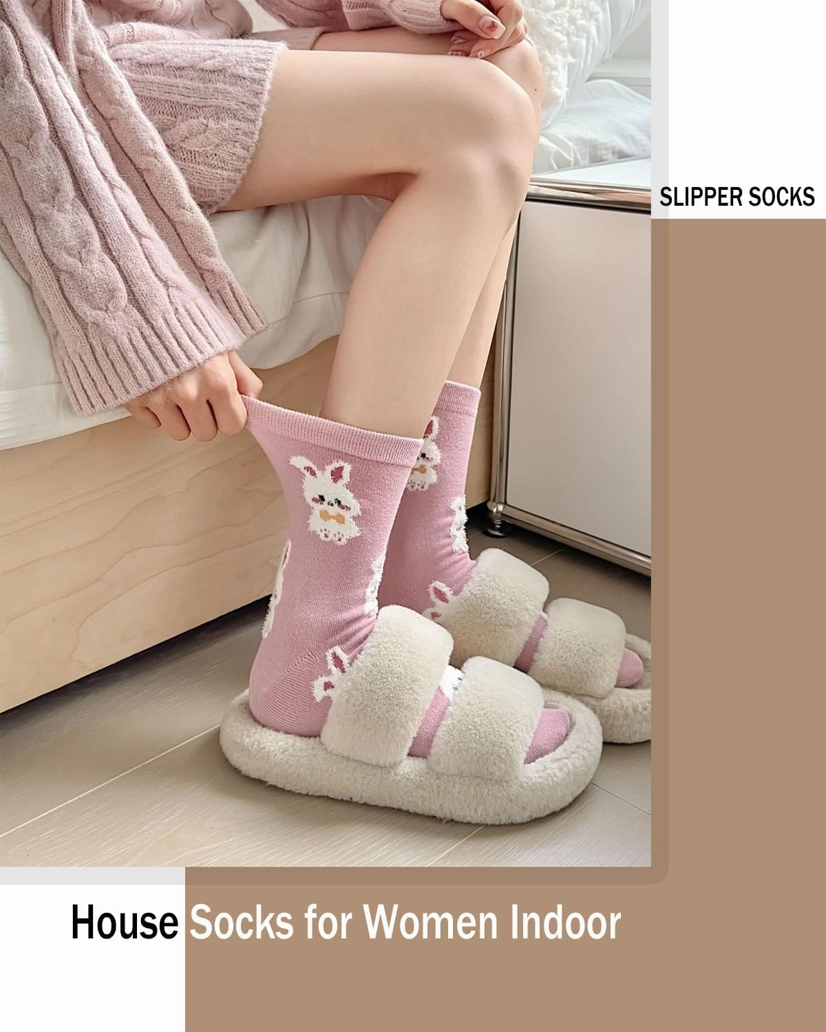 Cute Socks for Women Funny Socks, Crew Animal Socks Gift for Women