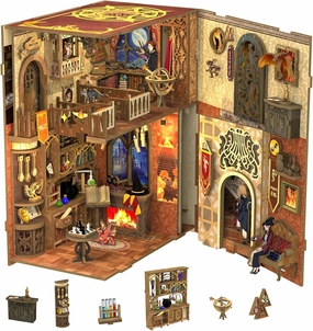 CUTEBEE Book Nook Kit - DIY Miniature House Dollhouse Kit for Adult and Teens, Booknook Bookshelf Decor Alley Model Build with LED Light, Gifts for Family and Friends