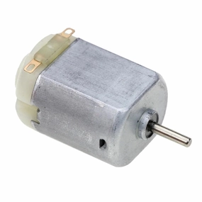 DC Motor 130, 1-6V Small Electric Motor, 20x15x25mm, Metal Shaft for Toy Cars and Boats