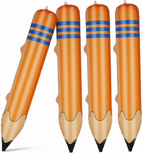 DECHOUS Inflatable Pencil Jumbo Giant Pencil Toys Safe Pvc Material Perfect for Parties Random Color