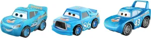 Disney Cars GKG07 Pixar's Cars Mini Racers Dinoco Daydream Series 3-Pack, Multicoloured