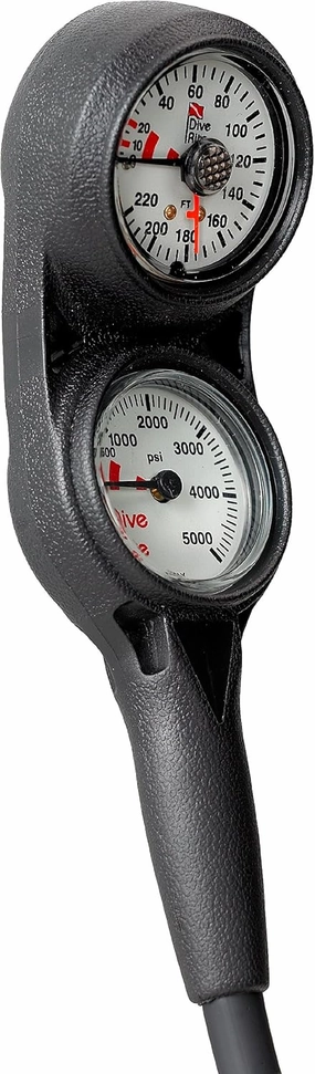 Dive Rite Mini-Tech SPG and Depth Gauge Console w/(32 in | 81 cm) Hose - PSI