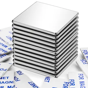DIYMAG Strong Permanent Rare Earth Magnets,Powerful Neodymium Square Magnets for Fridge, DIY, Building, Science, Craft, and Office, 1.16x1.16x0.08inch, Pack of 12