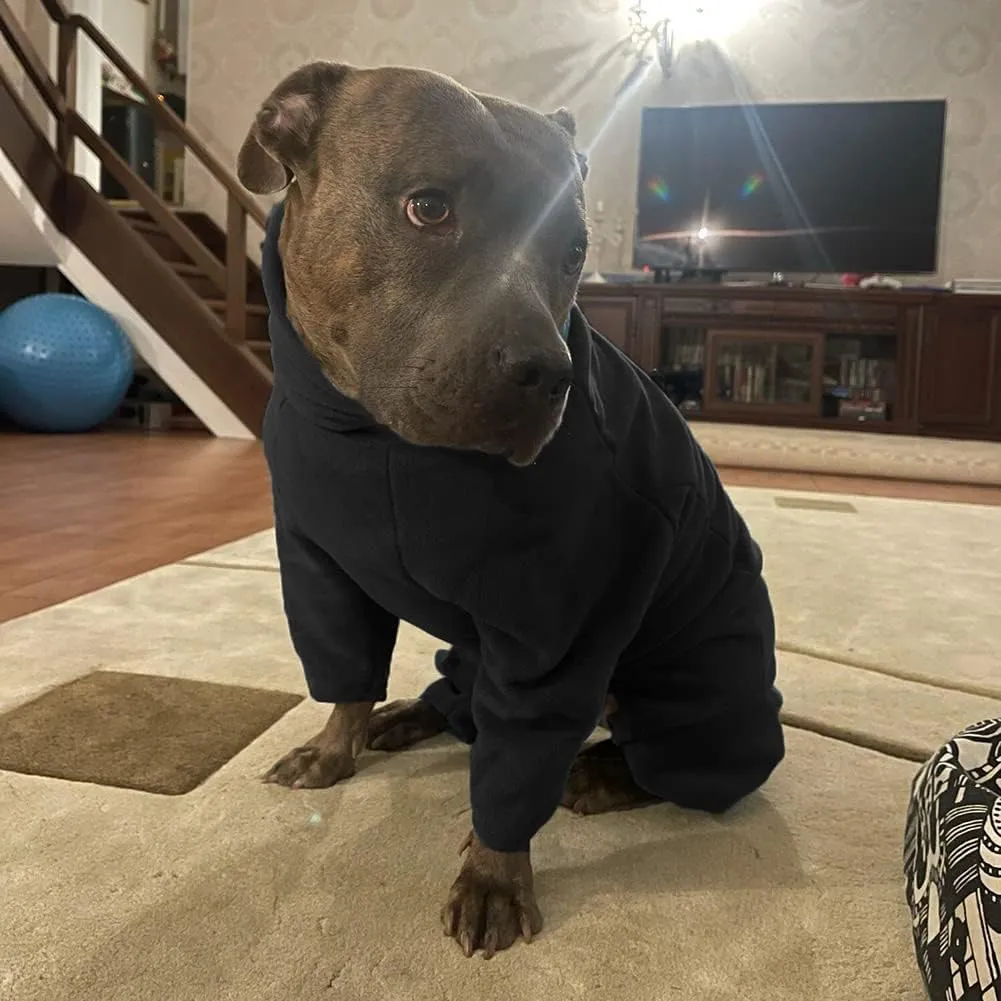 Dog Coat Jackets Polar Fleece Pet Windproof Sweater Apparel Warm Padded Winter Coats for Small Medium Large Puppies Clothes Black M