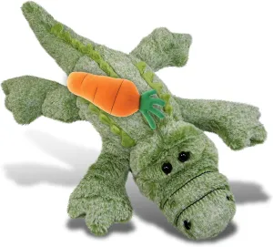 DolliBu Happy Easter Super Soft Plush Large Alligator with Carrot - Cute Stuffed Animals with Carrot Plush Toy, with Name Personalization, Spring Easter Plush Animal - 16 Inches