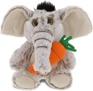 DolliBu Happy Easter Super Soft Plush Sitting Elephant with Carrot - Cute Stuffed Animals with Carrot Plush Toy, Perfect Easter Holiday Surprise Gift - 9.5" Inches