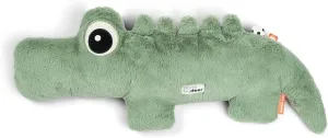 Done by Deer Cuddle Friend Croco Green - Soft and Durable Crocodile Plush Toy for Kids - Made with 100% Recycled Polyester Fibers and PP Beads - Perfect for Bedtime and Playtime
