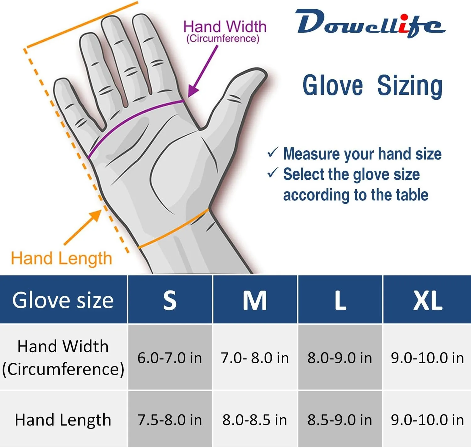 Dowellife Cut Resistant Gloves Food Grade Level 5 Protection, Safety Kitchen Cuts Gloves for Oyster Shucking, Fish Fillet Processing, Mandolin Slicing, Meat Cutting and Wood Carving. (X-Large-2 Pairs)