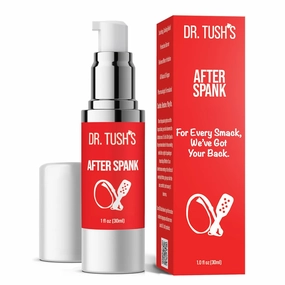 Dr. Tush's After Spank – Cooling Aftercare Gel for Post-Play Skin Support | Vegan Formula with Arnica, Vitamin E & Peppermint | 30ML Airless Pump