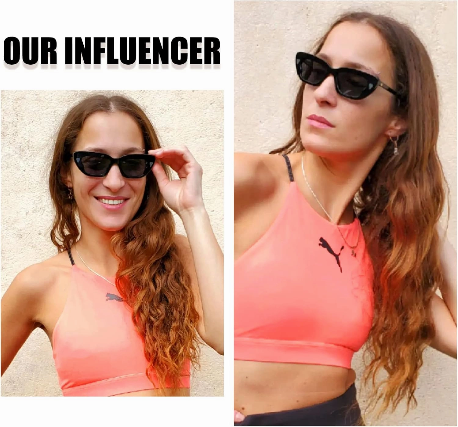 DUCO Small Cat Eye Sunglasses for Women Retro Narrow Polarized Sun Glasses Mylove Designer Rectangle Frame UV400 Lens DC1104