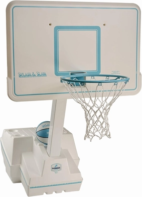 Dunnrite Products Splash and Slam Portable Swimming Pool Basketball Game Set