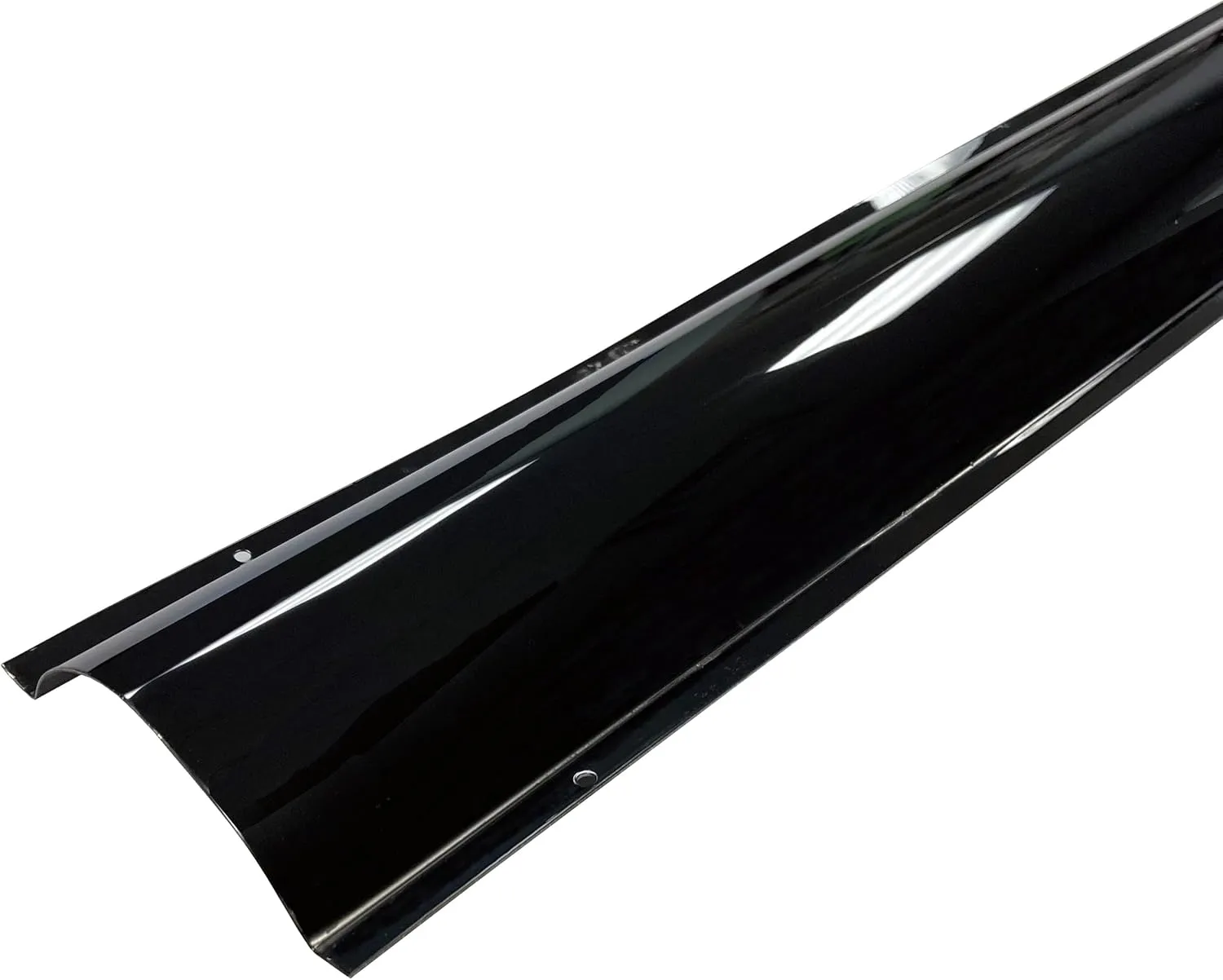 Electriduct Black Stainless Steel Wire Guard Surface Raceway Metal Cord Cover - 58 Inch - Channel Size: 3" W x 1" H (X-Large)