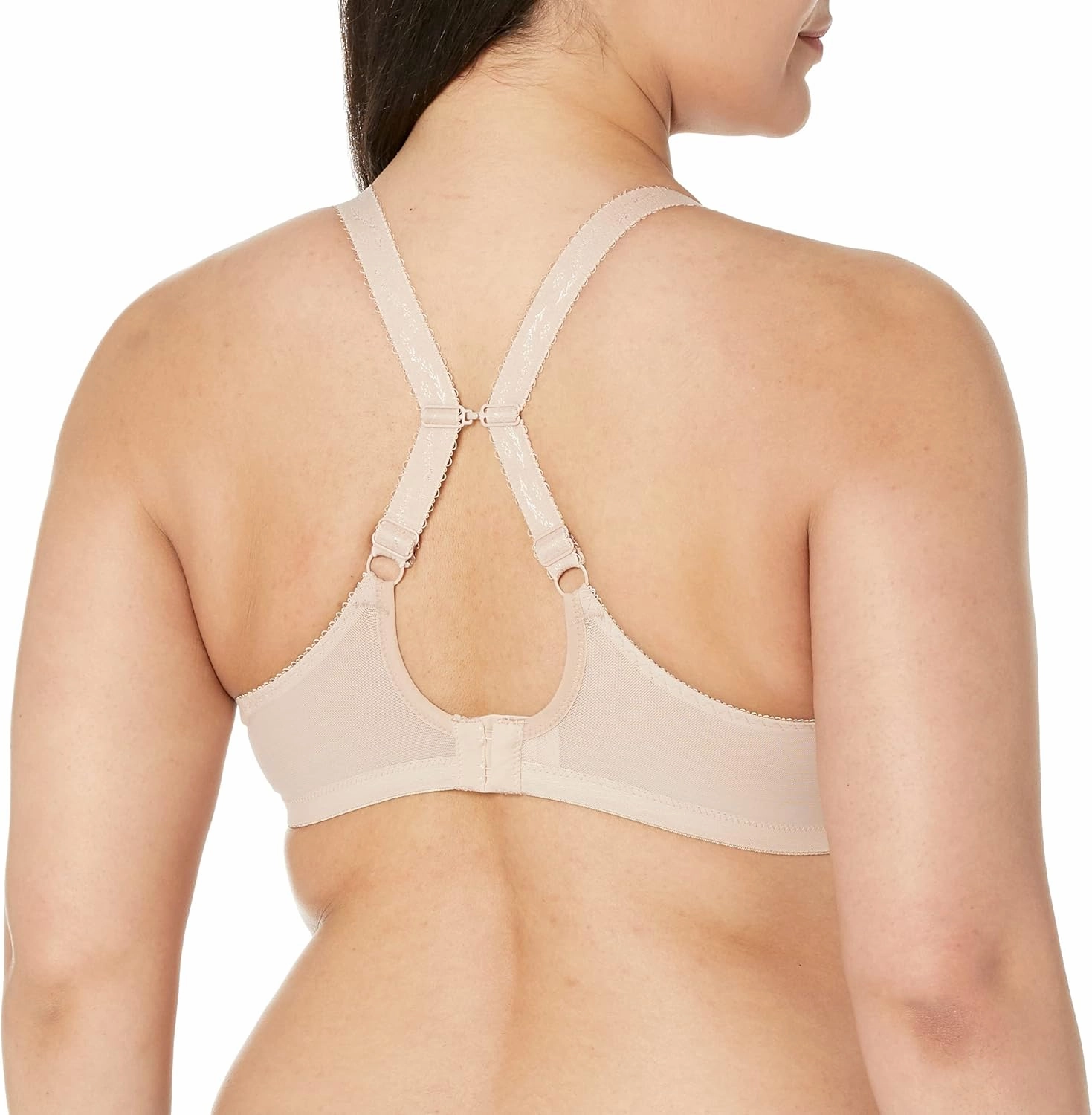 Elomi Women’s Charley Floral Embroidery, Low Plunge, Dd  Bras