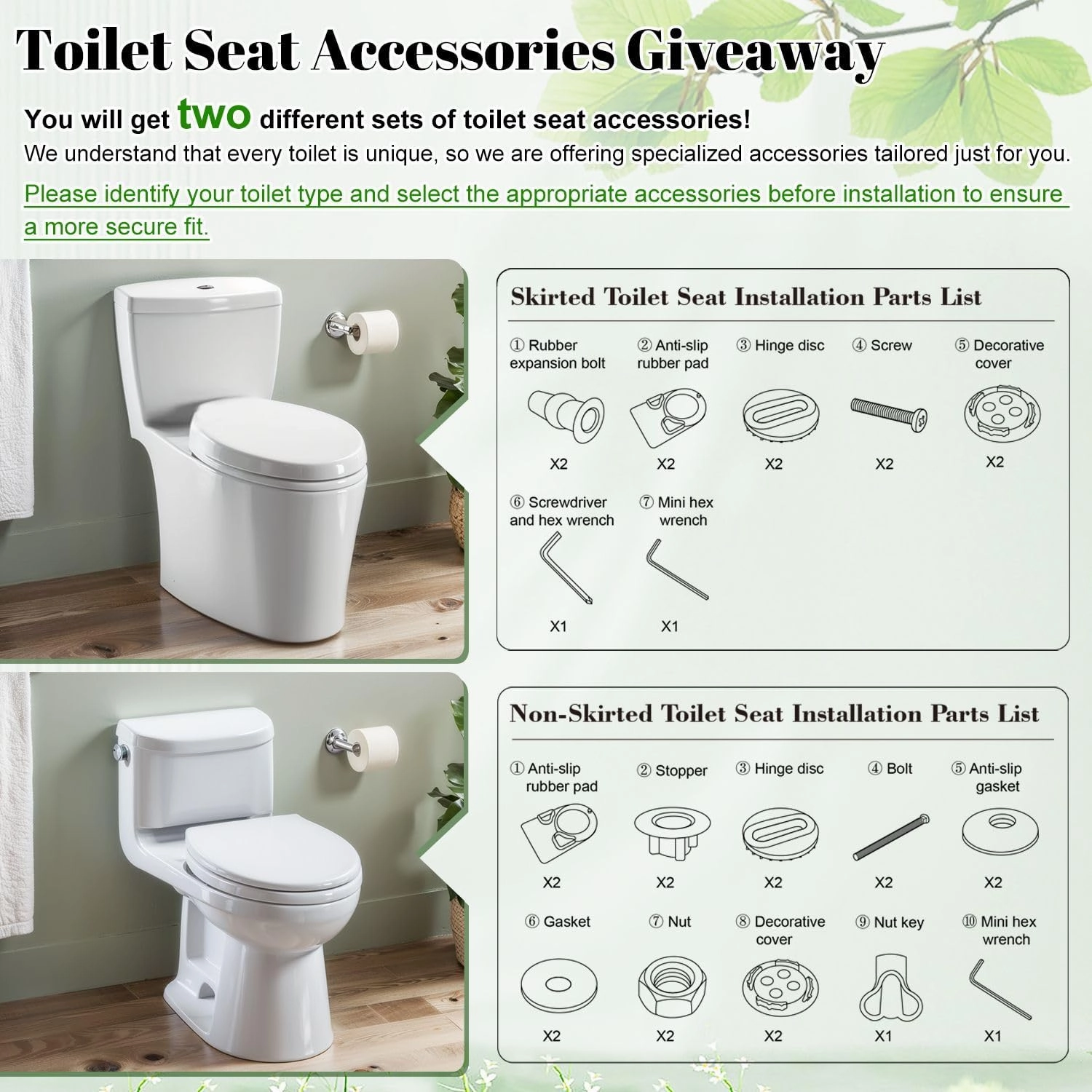 Elongated Toilet Seat Scenic mountain landscape View Black Forest Germany covered Quiet Close Strong Stainless Steel Hinges Resin Toilet Seat Easy to Install Easy to Clean