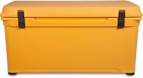 Engel Coolers ENG80 Cooler | 75 Can High Performance Durable Seamless Rotationally Molded Ice Box for Camping, Hunting, and Fishing - ICED Mango