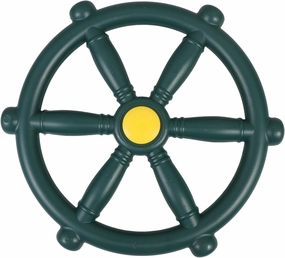 ERINGOGO Backyard Playset Swing Steering Wheel Toy Pirate Style Sturdy Pp Material Easy Installation