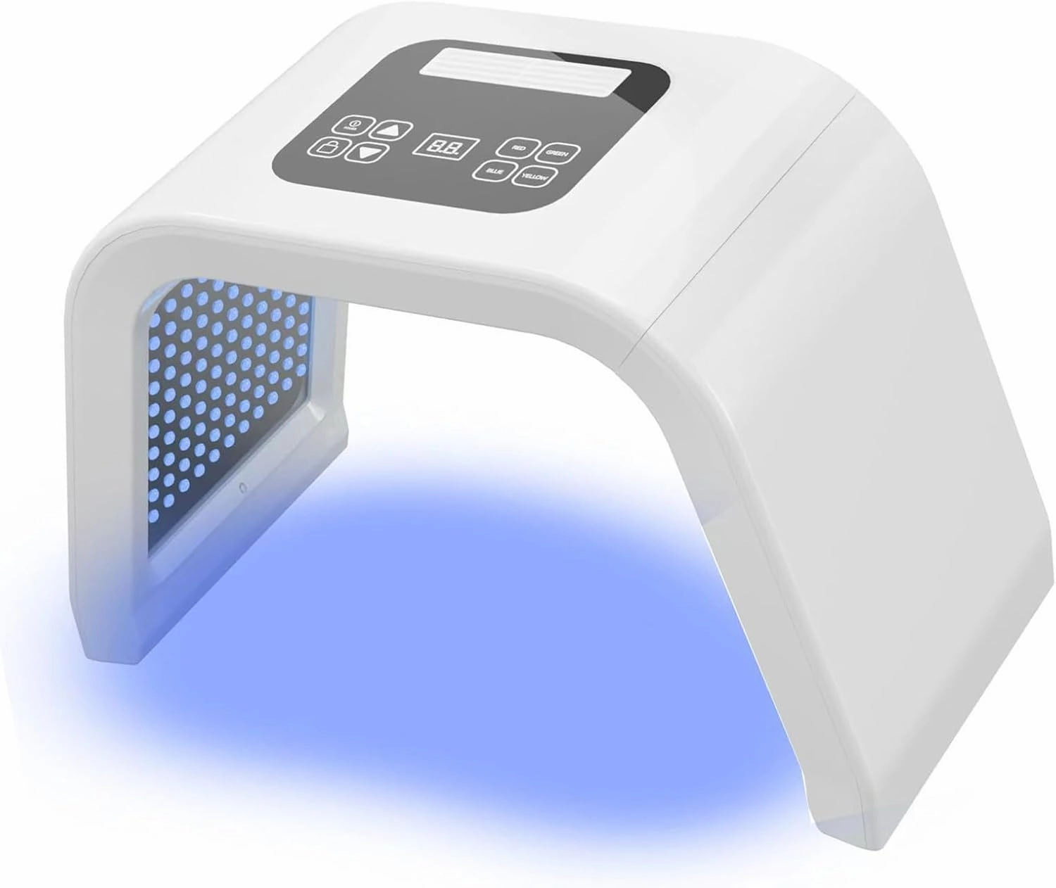 Facial red Light Treatment, 7-Color Light Therapy LED mask, 7-Color LED Light Beauty Machine-Facial Skin Care and Beauty Equipment, SPA Body Glow Firming Remover Anti-Wrinkle Anti-Aging