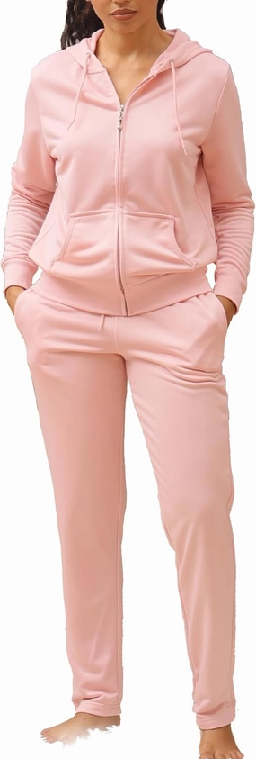 Facitisu Tracksuit for Women Set 2 Piece Joggers Terry Jogging Sweat Outfits Hoodie and Sweatpants