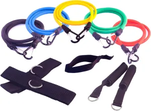 FH Resistance Bands | Home Gym Workout | Exercise Bands | Toning Equipment | Fitness Tubes | Pilates | Yoga| p90x | p90x2 | Total Weight 160lbs
