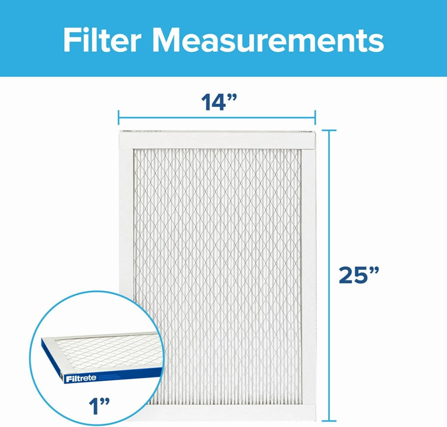 Filtrete 14x25x1 AC Furnace Air Filter, MERV 13, MPR 2200, Elite Allergen, Bacteria & Virus Filter, 3-Month Pleated 1-Inch Electrostatic Air Cleaning Filter, 6-Pack (Actual Size 13.81x24.81x0.78 in)