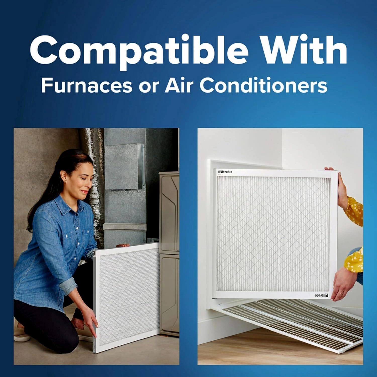 Filtrete 16x20x1 AC Furnace Air Filter, MERV 5, MPR 300, Capture Unwanted Particles, 3-Month Pleated 1-Inch Electrostatic Air Cleaning Filter, 6-Pack (Actual Size15.69x19.69x0.81 in)