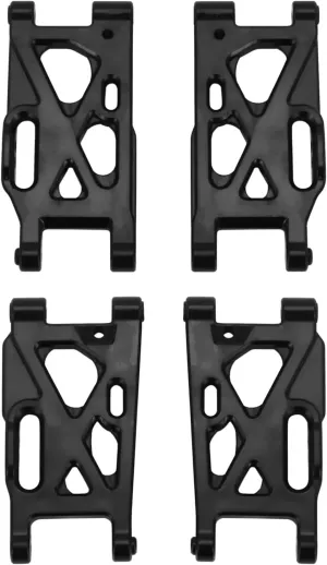 for Wltoys 144001 144002 144010 124007 124008 124016 124017 124018 124019 4pcs Front and Rear Suspension Arm Set RC Car Spare Parts RC Car DIY Parts