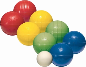 Franklin Sports Bocce Sets - Backyard   Beach Bocce Ball Sets - (8) Outdoor Balls   (1) Pallino - Adult   Family Bocce Sets