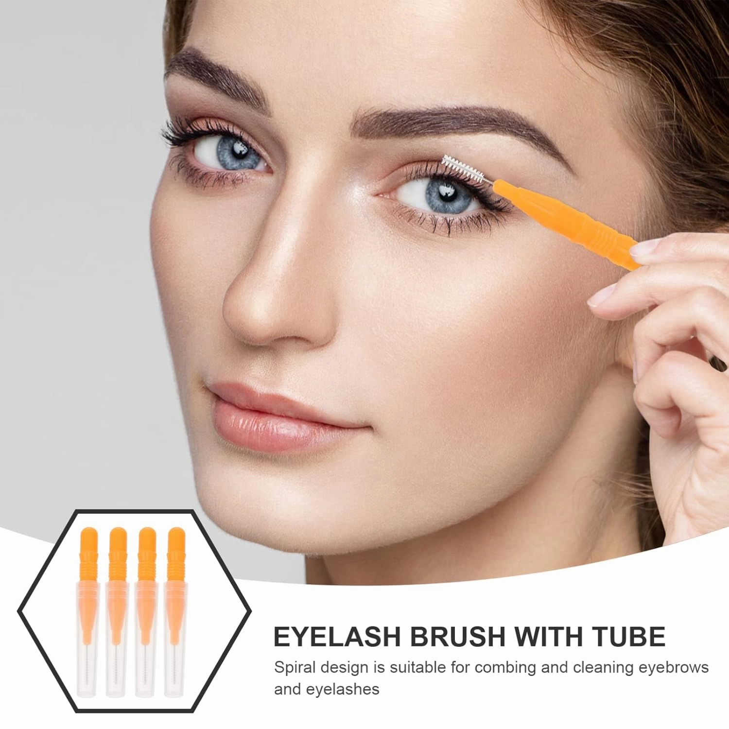 FRCOLOR 5sets Multi-functional Makeup Brush Set Mini Brushes Eyebrow Lip Toothbrush Portable for Travel 20pcs*5