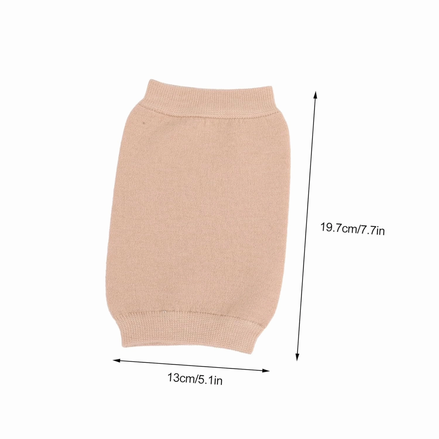 FRCOLOR Warm Knee Pads Stabilizer Braces for Women Men Compression Sleeve for Knees Lightweight Leg Warmer Random Color