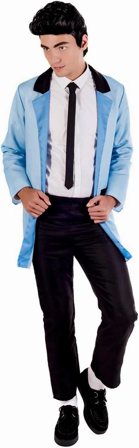 fun shack Men's 50s Sock Hop Costume, 1950s Outfit for Men, Retro 50s Attire, Vintage Dance Costume for Men