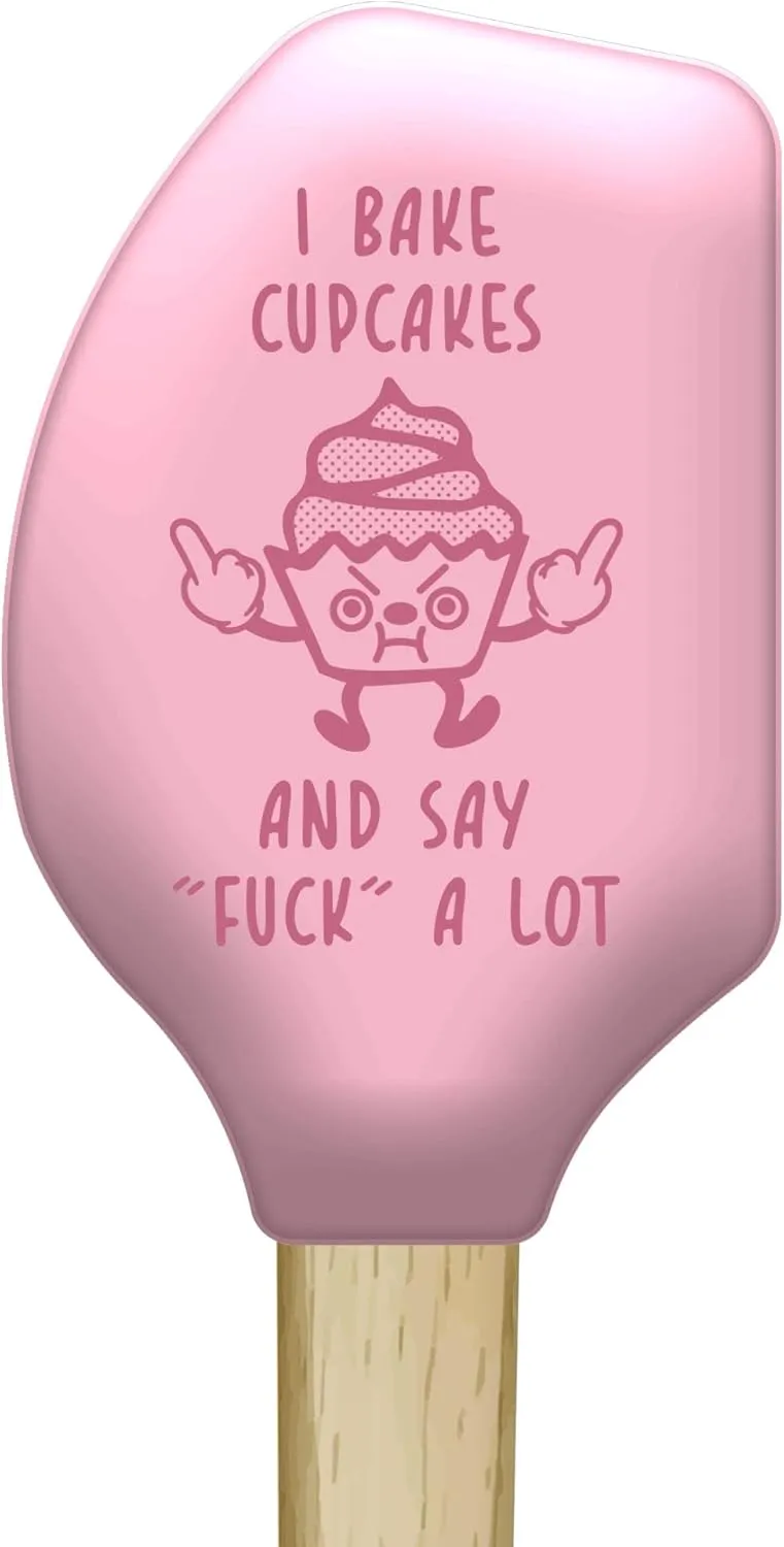 Funny Offensive Spatulas Hilarious Novelty Cooking And Baking Utensils Funny Silicone Scraper Spatula Cool Food Novelty Spatulas for Baking Cupcakes