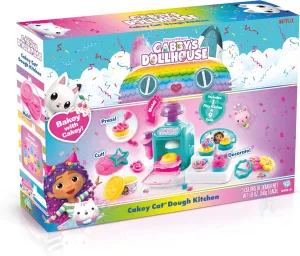 Gabby’s Dollhouse™ Cakey Cat™ Dough Kitchen! Make Your own Meow-Mazing Pretend Play Treats with Colorful Dough! Age 3 